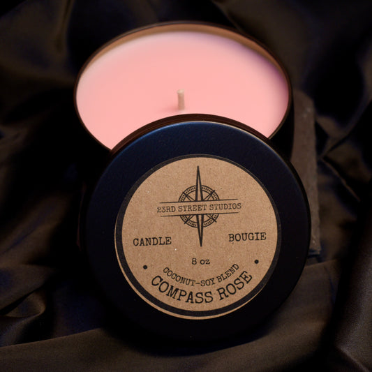 Coco Soy Candle (Compass Rose)